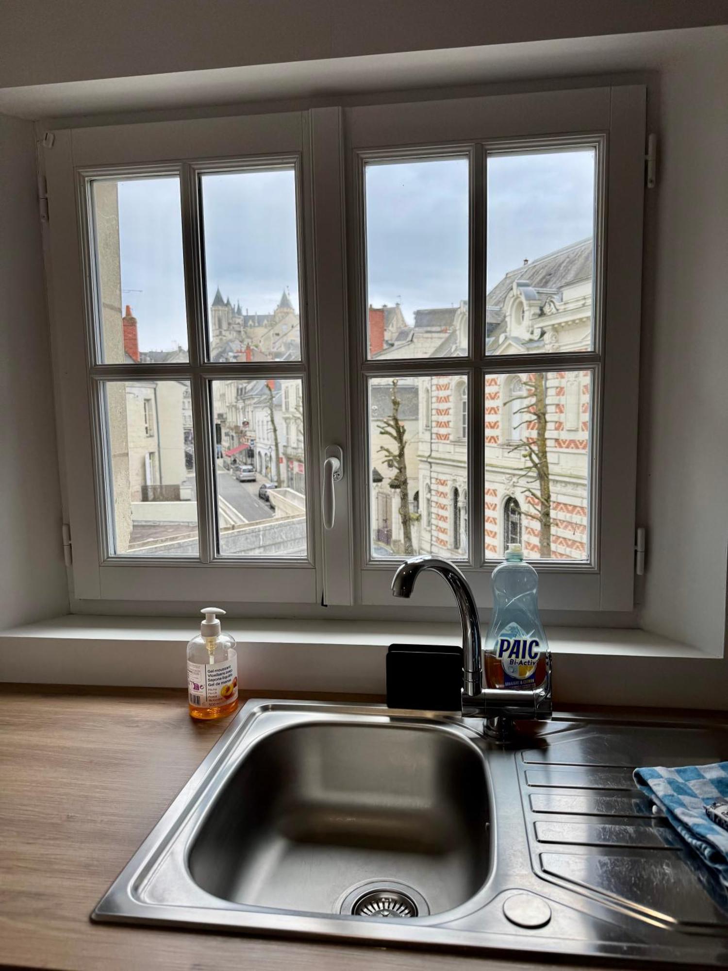 Appartement Centre Ville Climatise Vue Chateau Saumur Exterior foto